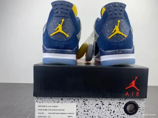 Cheap 4 Air Jordan (PE) AJ4-1036660 Michigan Retro 0626